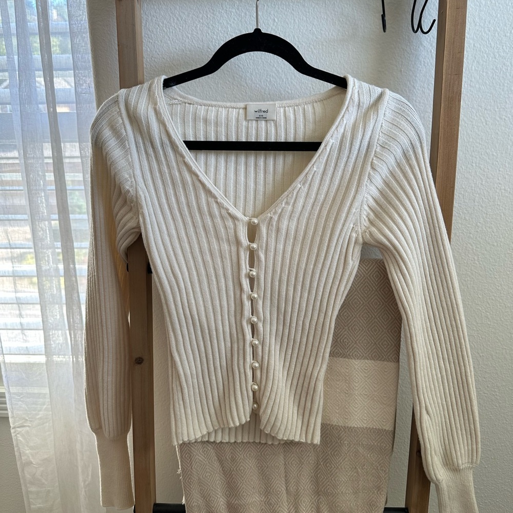 Wilfred Knit Pearl Cardigan